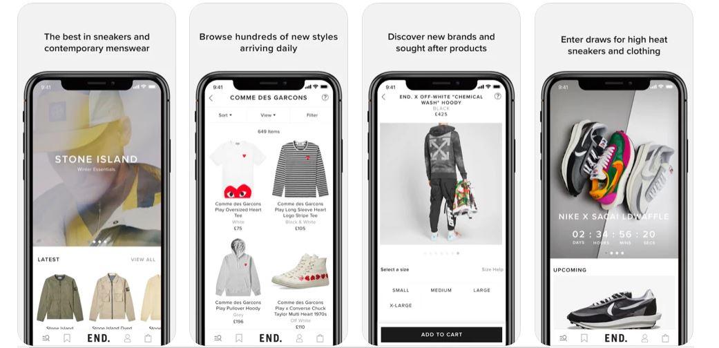 END. fashion app