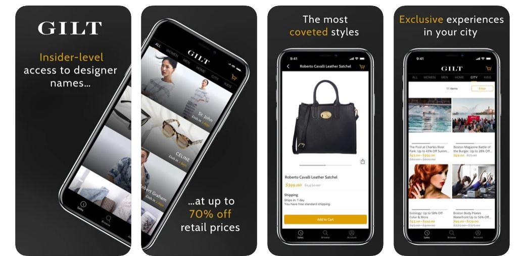 Gilt fashion app