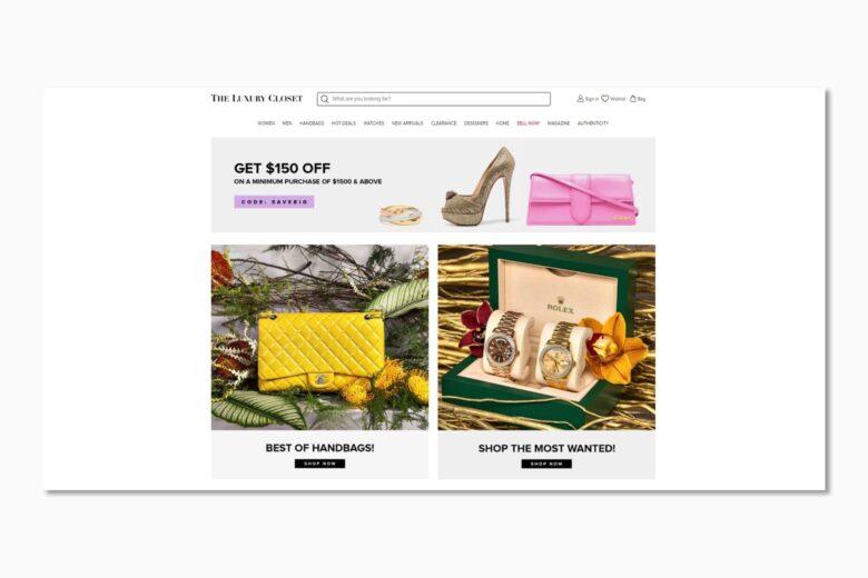 best luxury resale websites theluxurycloset - Luxe Digital