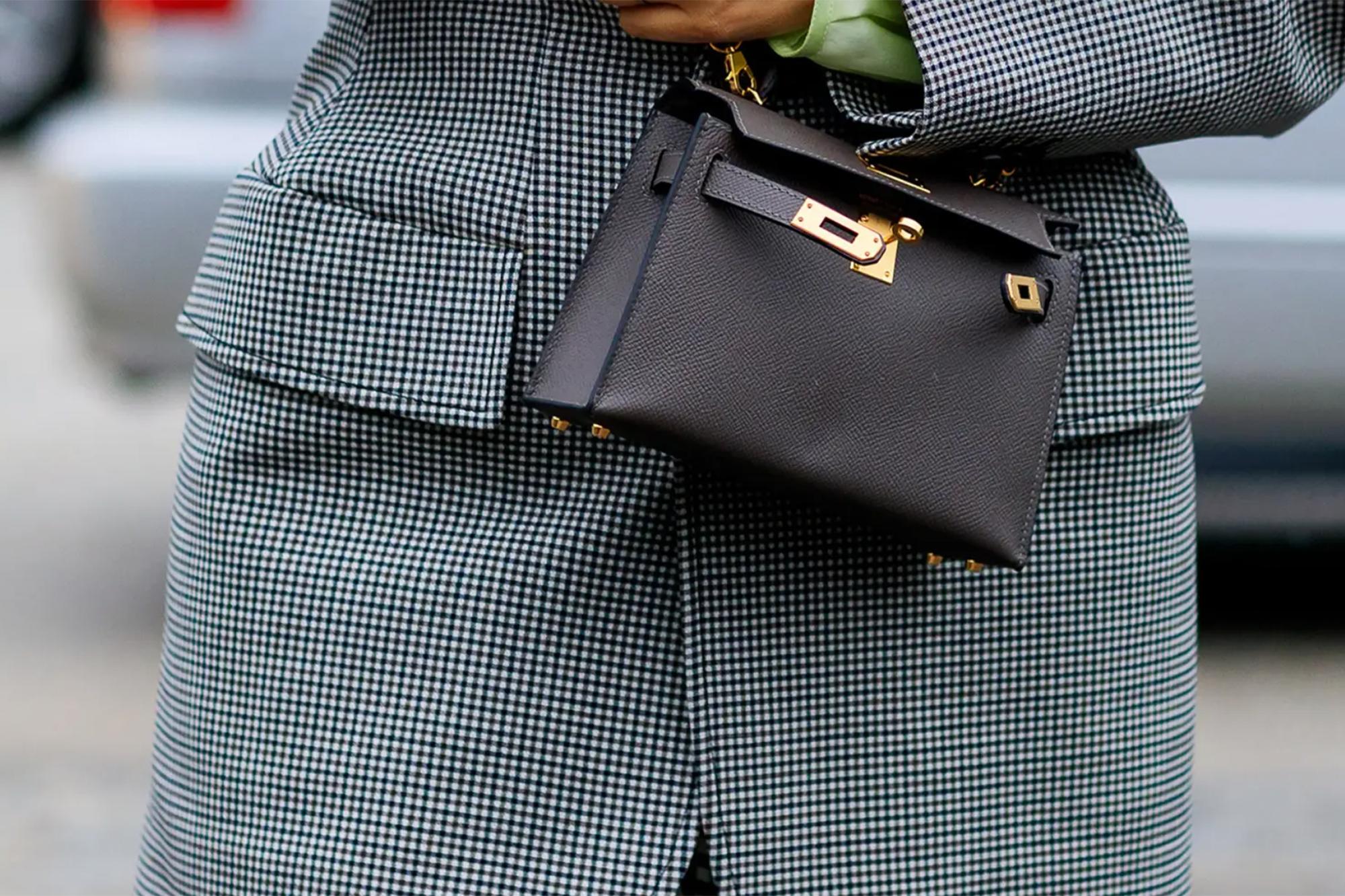 Black handbag