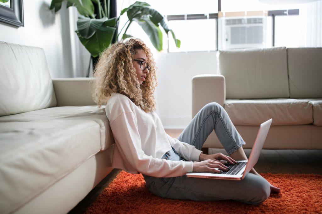 Remote Worker Wearing Business Casual Attire