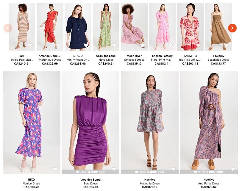 Find addordable dresses from Asos in denim, linen, mini, maxi, floral and more