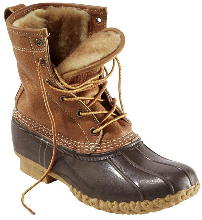 L.L. Bean Boots Shearling Lined women