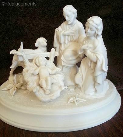 THE HOLY FAMILY ca 1960s in white by Cybis