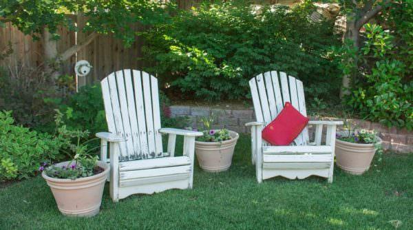 wooden adirondack chairs