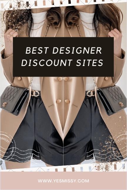 A round up of the best designer discount sites for clothing shoes and bags,