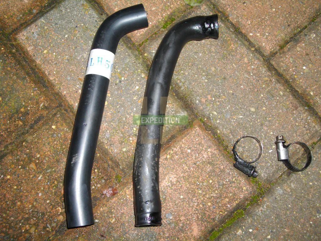 Old and new breather pipes - LLH500170 or ERR3084