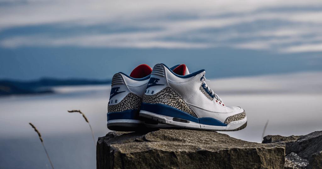 a pair of Nike Air Jordan 3