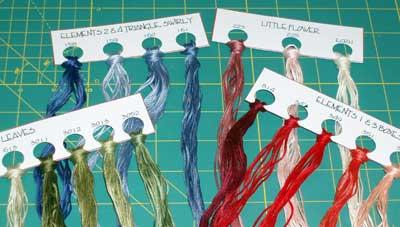 Thread Cards for Organizing Embroidery Threads