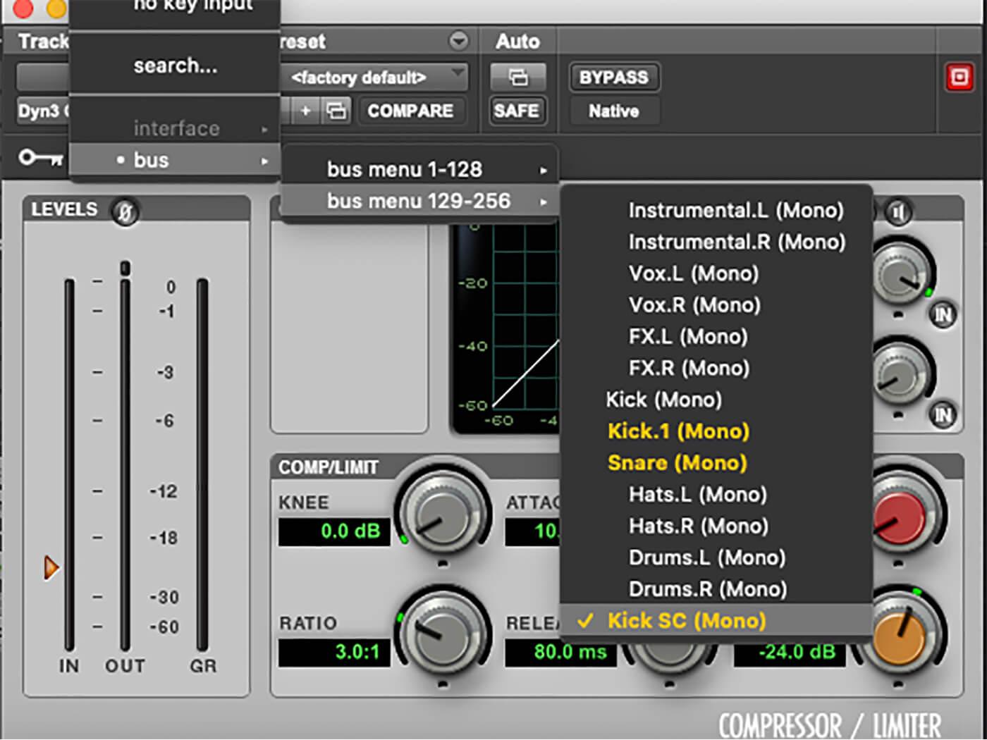 Protools Workshop Sidechains 6