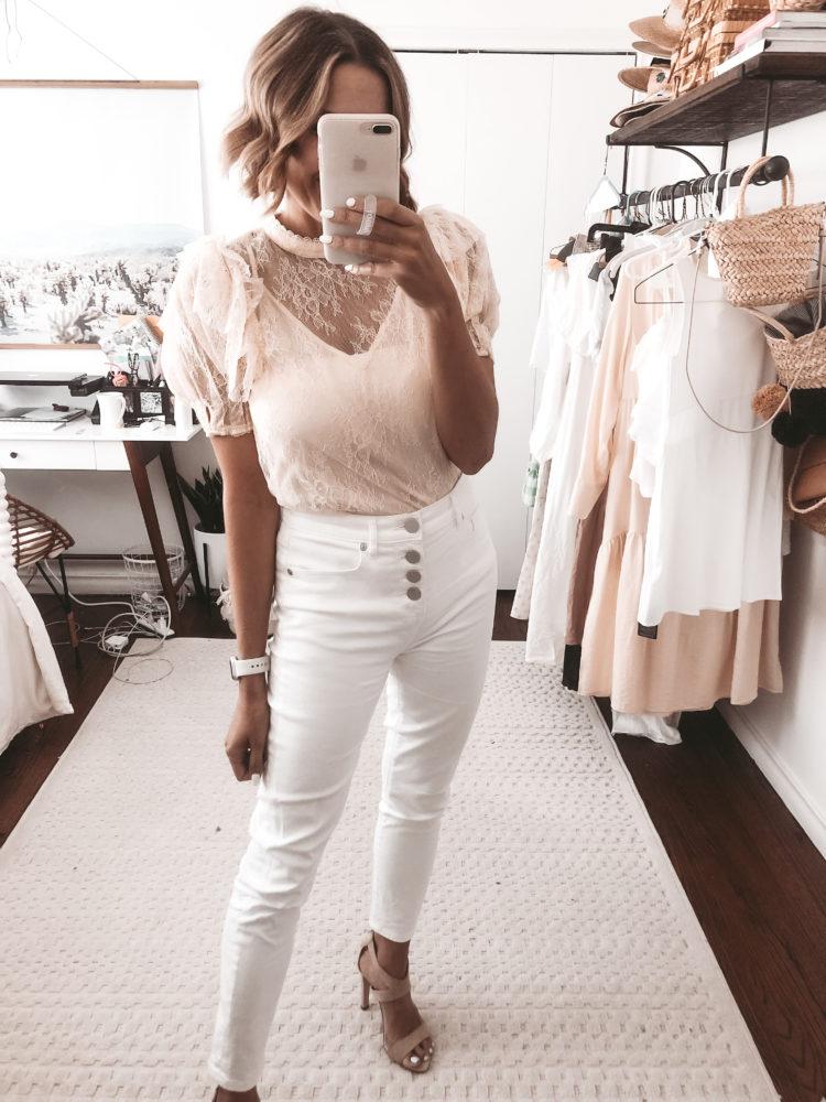 free people lace blouse