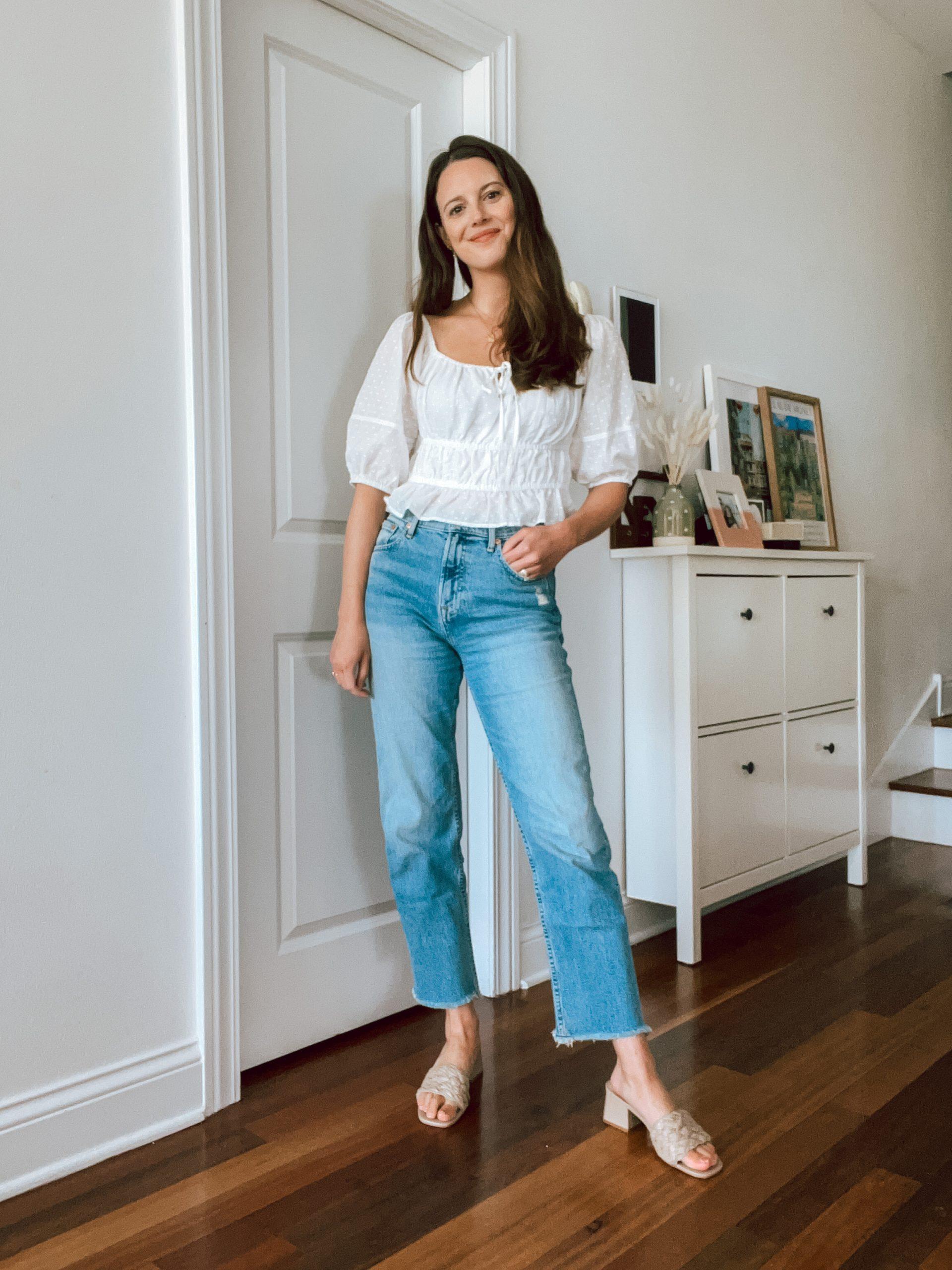 Summer date night jeans outfits