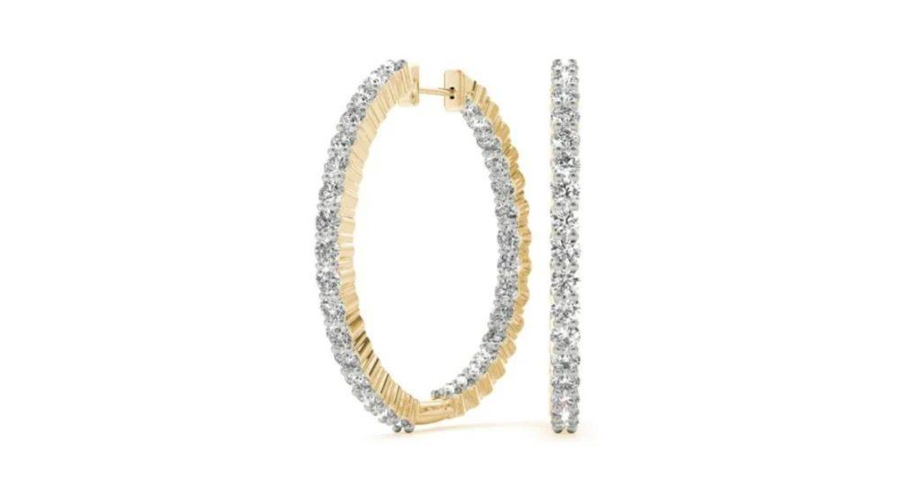 Shop the RADIANT DIAMOND HOOP EARRINGS (3 CT. TW.)