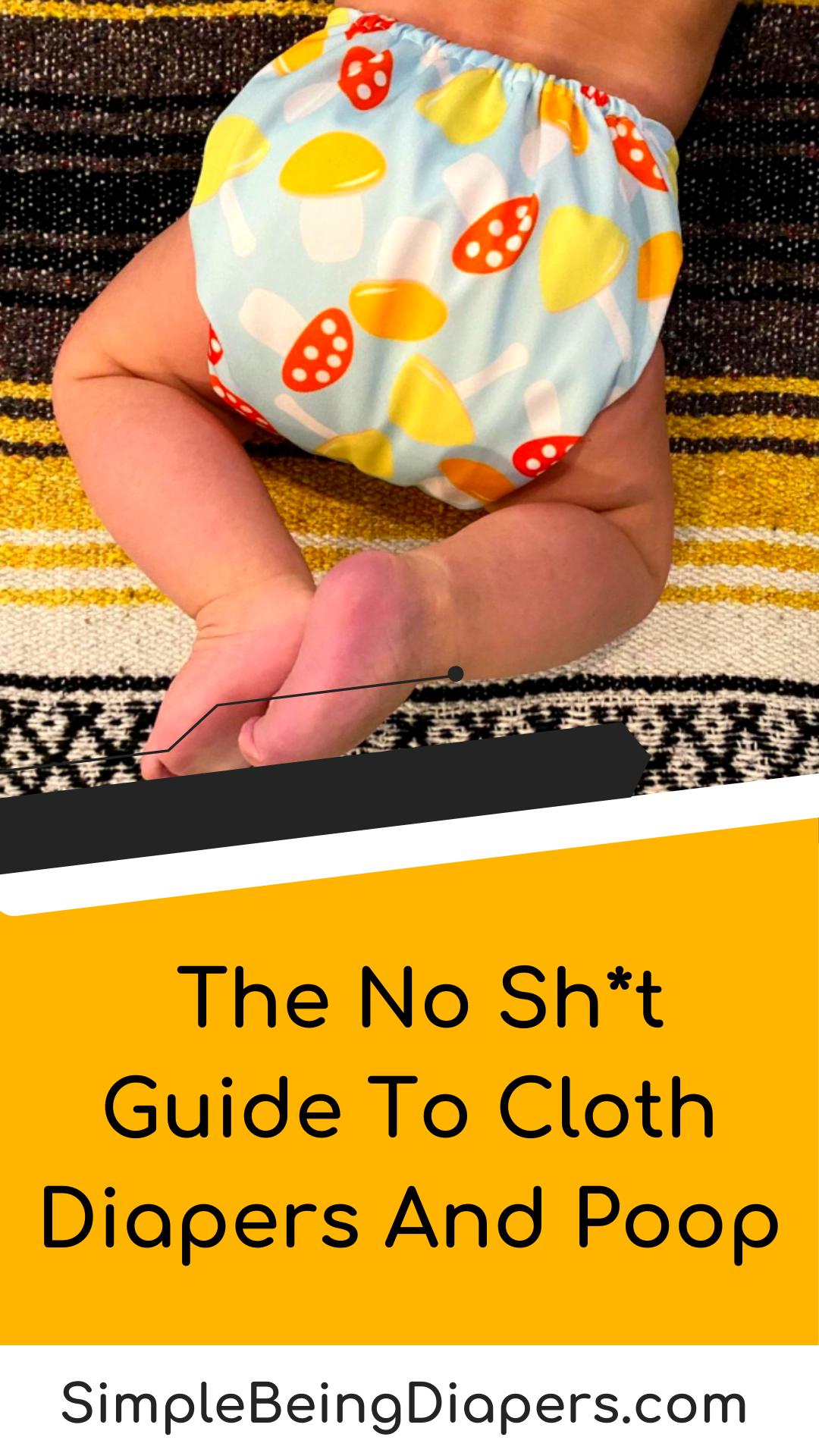 waist down view of a baby, laying on its belly, wearing a Simple Being