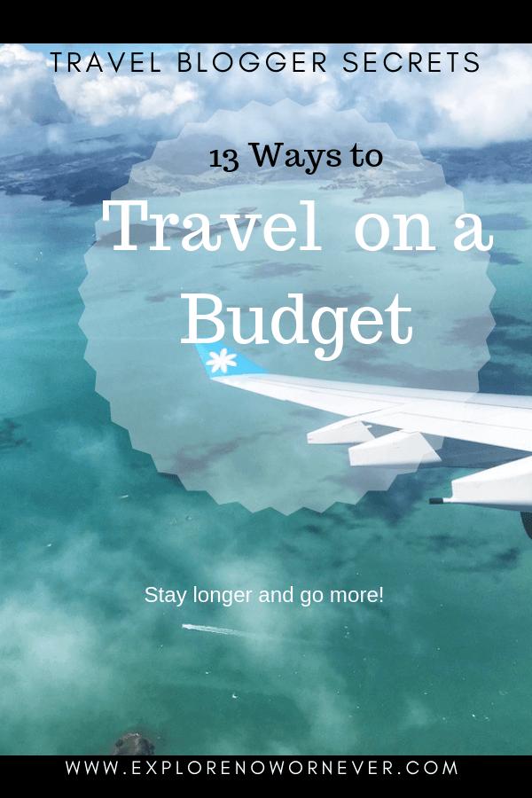Wondering how to afford travel so you can travel more? Do what expert travel bloggers do! Click here to read their top 13 brilliant travel hacks and learn how you can see MORE of the world for LESS. #howtoaffordtravel #howtoaffordtraveling #howtoaffordtraveltips #travelmoreforless #howtotravelmore #howtotravelmoretips #howtotravelmorebudget