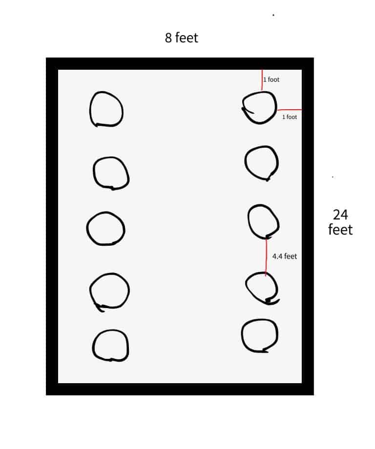 DIY pier and beam foundation schematic