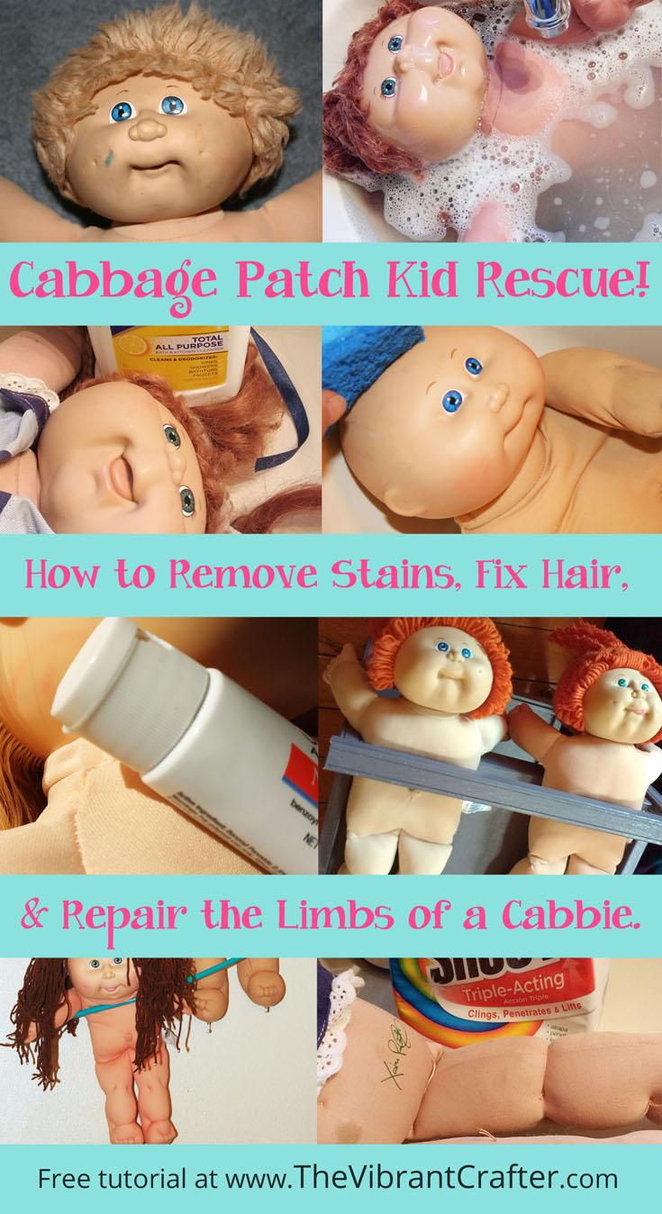 how to clean a cabbage patch doll