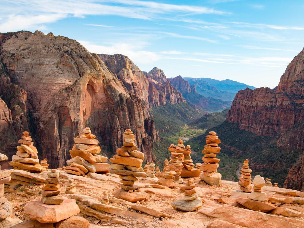 View from Angels Landing, Zion National Park, Utah