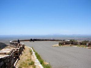 The road leading into the town of Yarnell