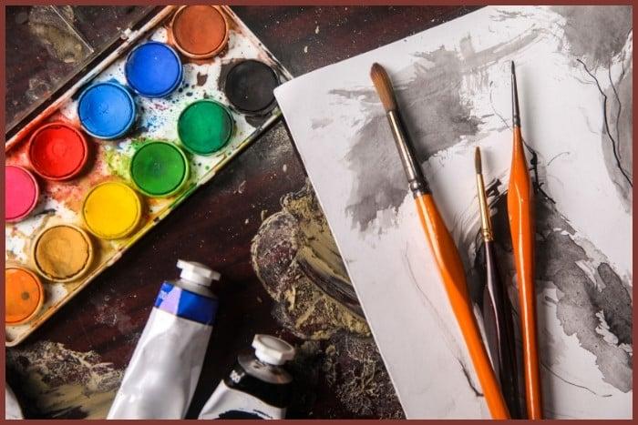 Type of watercolor paint
