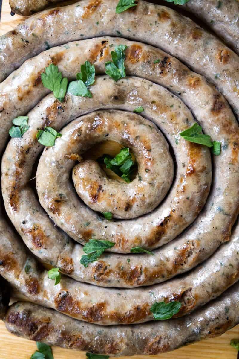 grilled chevalattta Italian Sausage ring