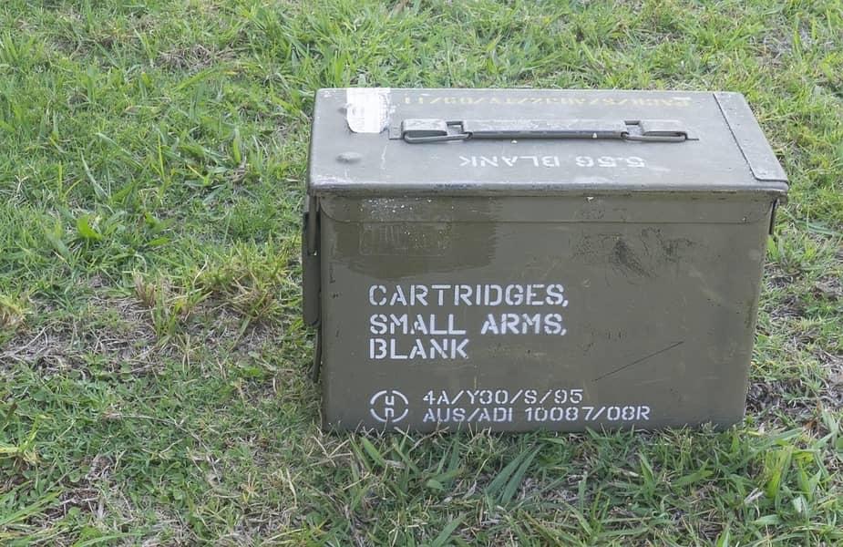 Ammo Can Sitting in the Yard
