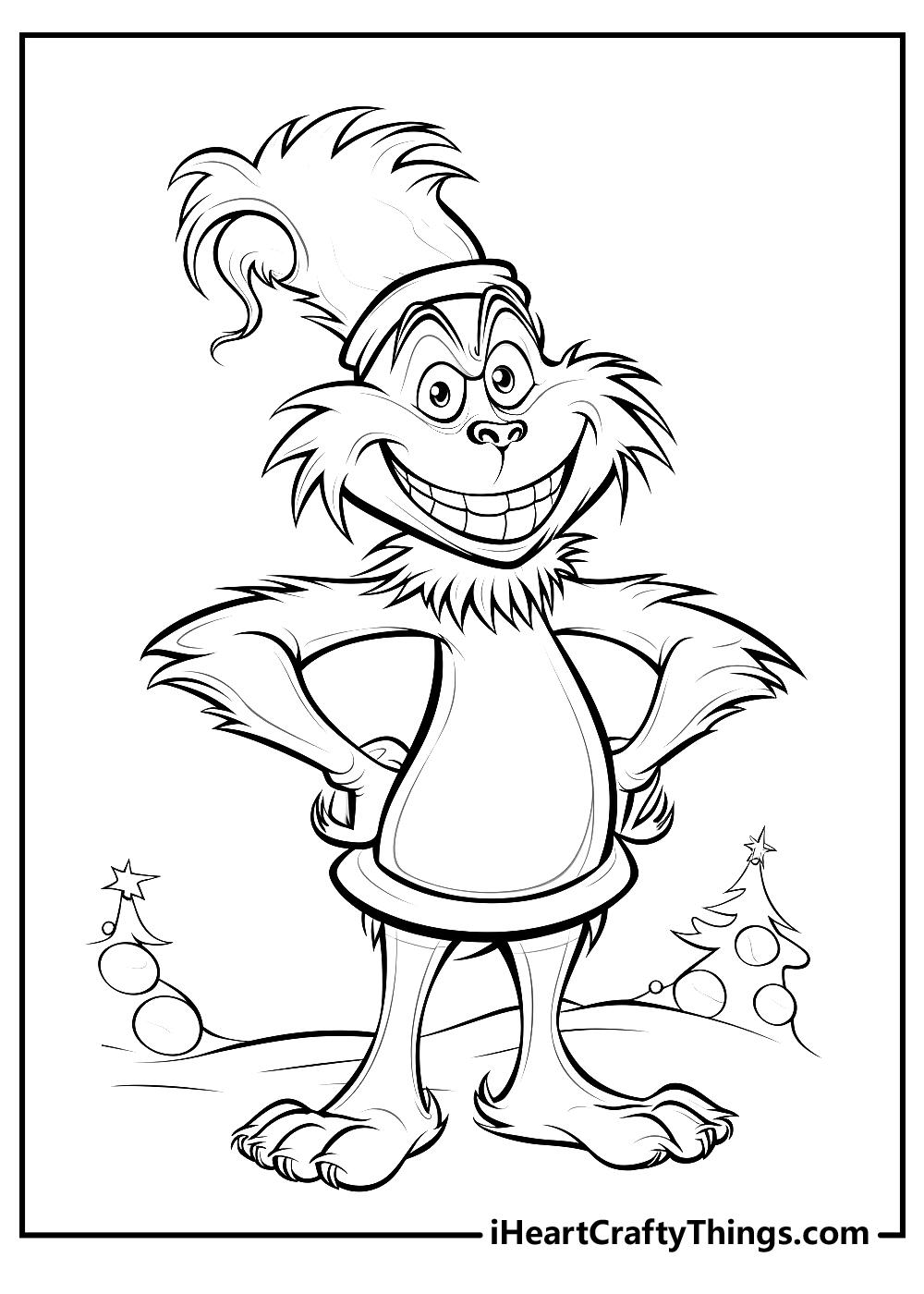 grinch coloring pdf sheet free download