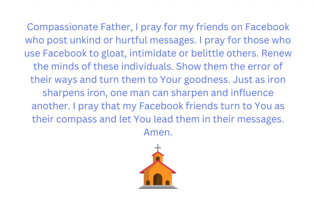 Asking for Prayers on Facebook