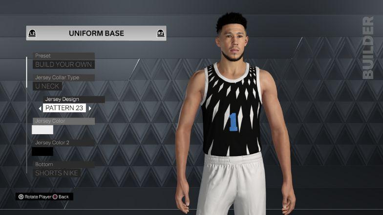 MyTEAM Jersey Options