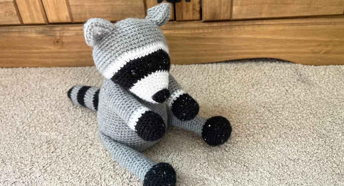 lucy kate crochet raccoon