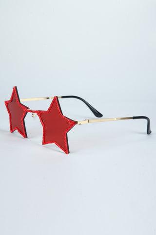 Aries In Venus Accessories, Red Star Sunglasses