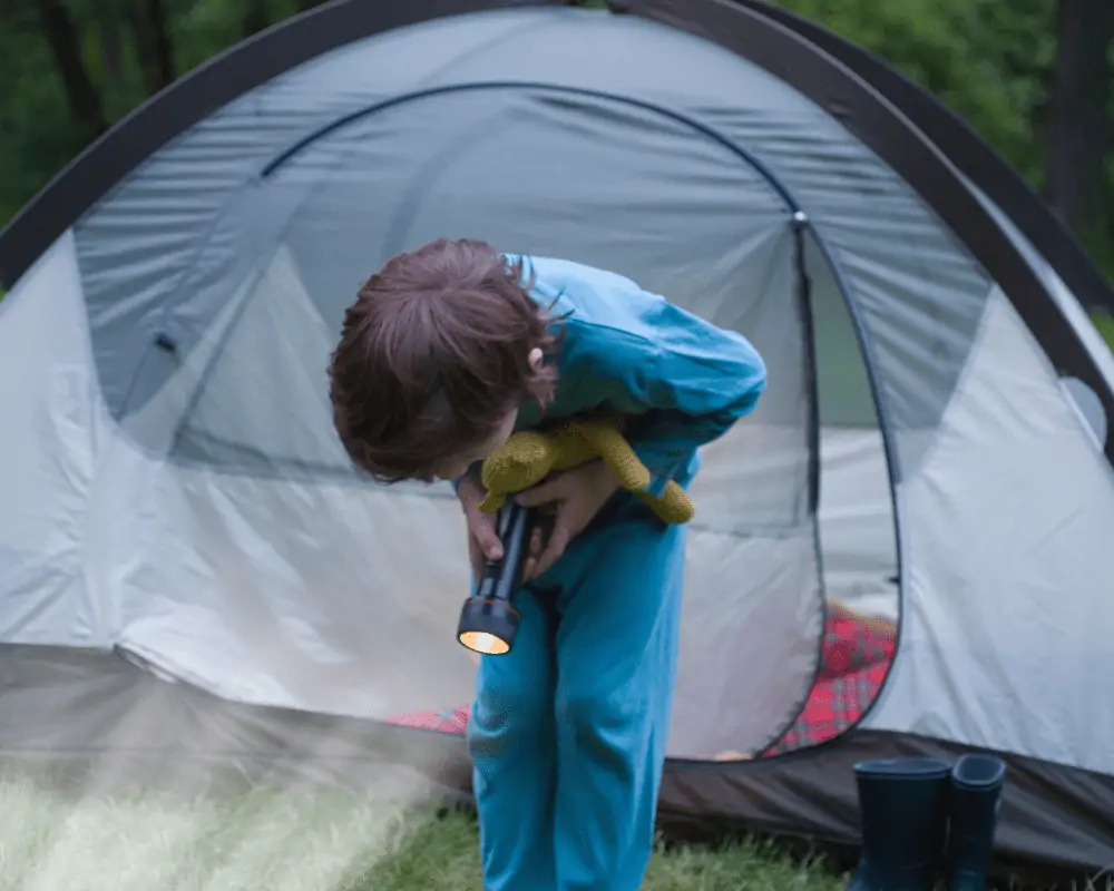 let there be light and search with flashlight