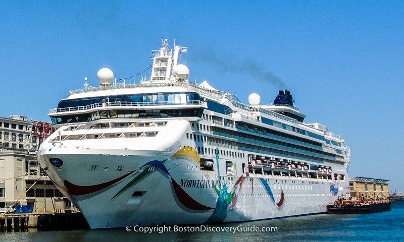 Cruise ship at Boston