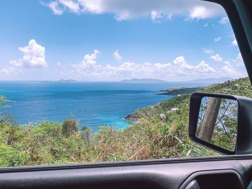 Sea views from St. Thomas - how to get to St. John USVI