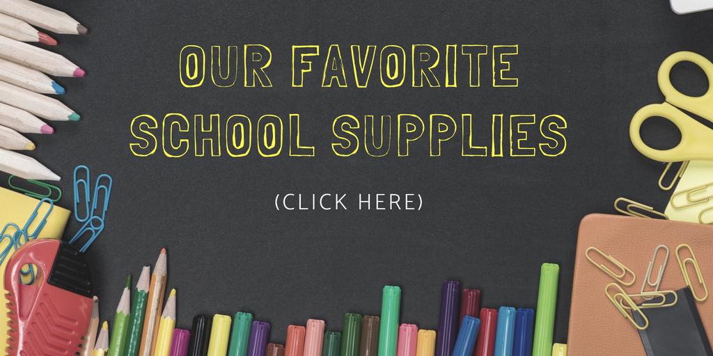 favorite preschool school supplies