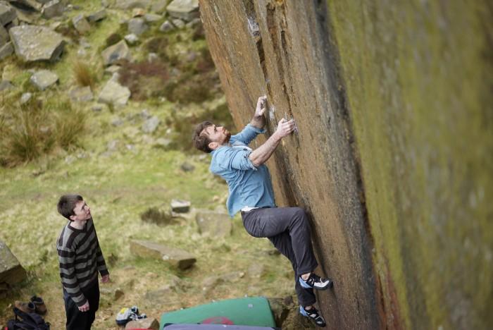 Think while on the bouldering wall