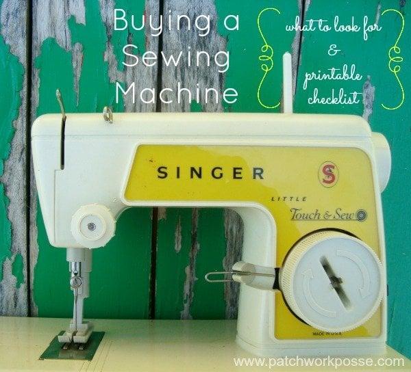 buying guide for a new sewing machine with printable | patchwork posse | free and easy sewing projects and quilt patterns
