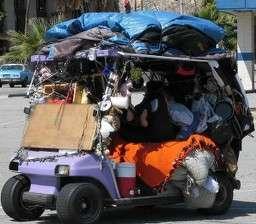 Junk in Golf Cart