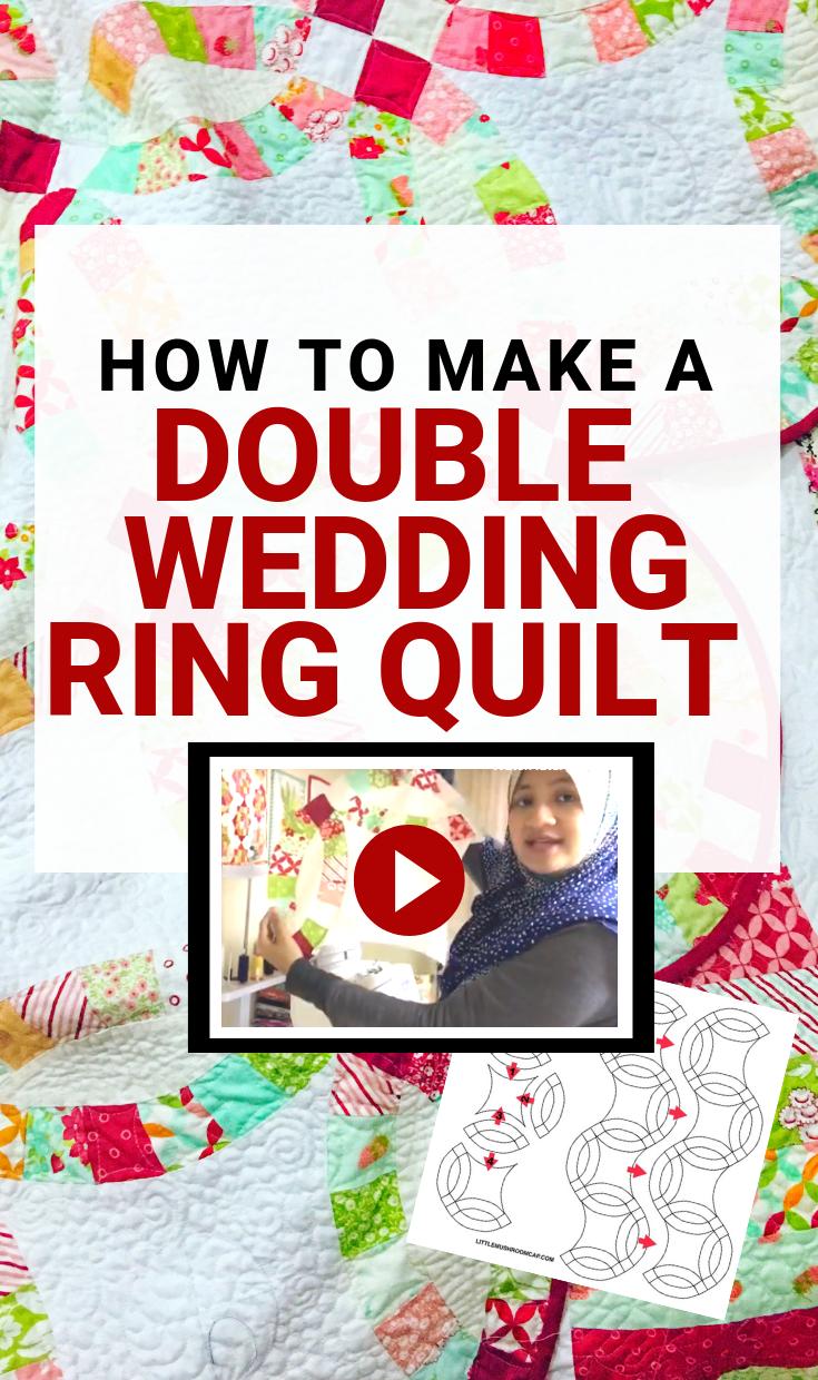 How to Make A Double Wedding Ring Quilt. Quilt tutorial Quilting Tips watch video