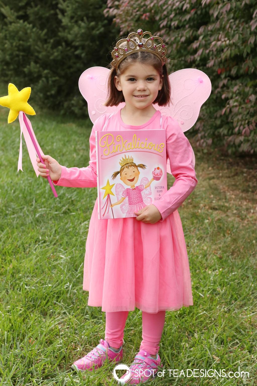 DIY Pinkalicious Halloween Costume | spotofteadesigns.com