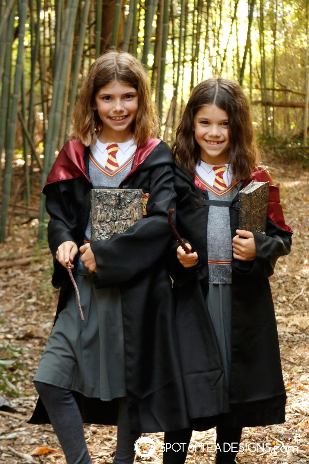 DIY Hogwarts costume accessories | spotofteadesigns.com