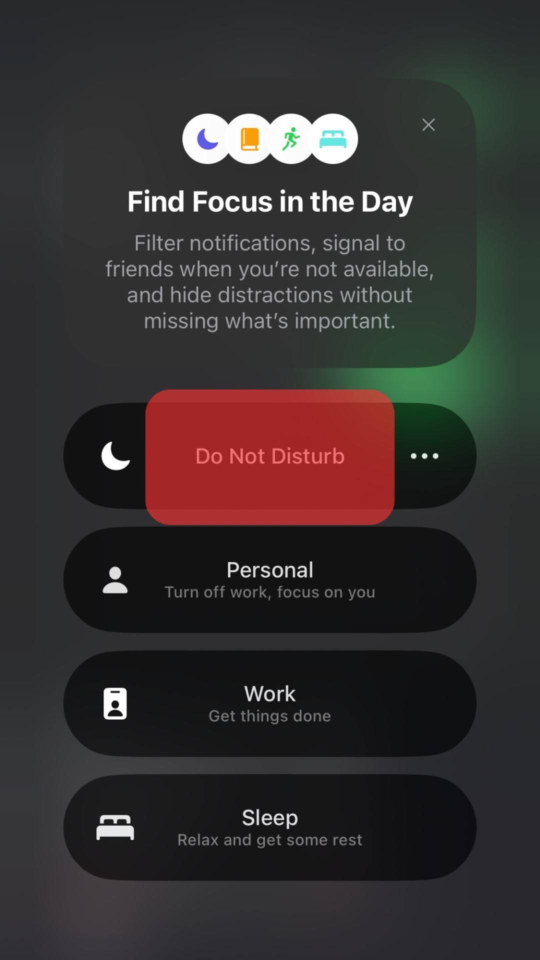 Open The Control Center