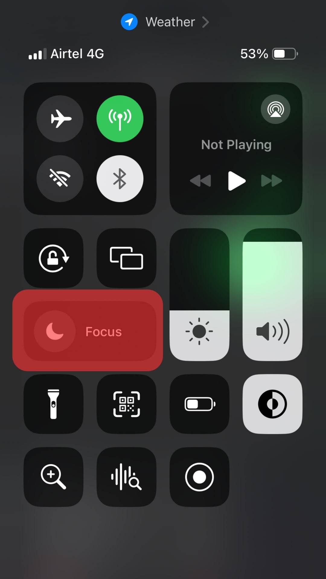 Tap The Hide Alerts Button.