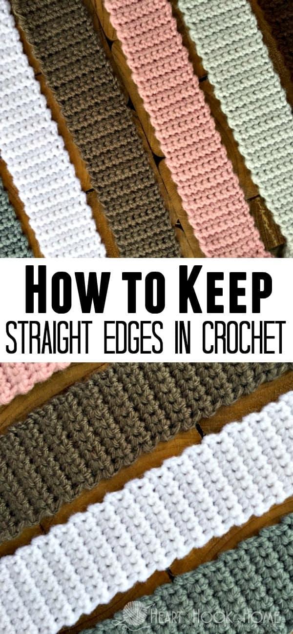 New to crochet? Keeping straight edges in crochet is easier than you think. It all depends on one little difference, let me show you my trick!