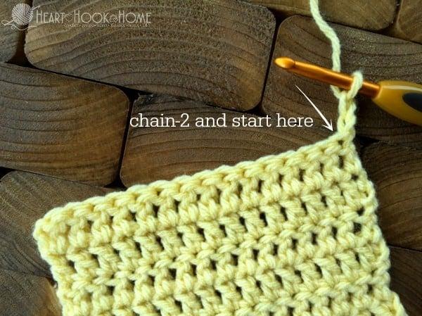 Crocheting Straight Edges without Gaps