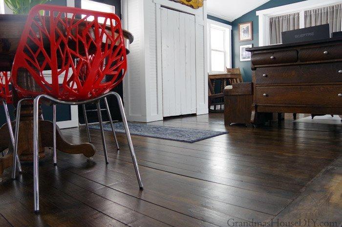 Before and after of my multi functional entry and dining room that is also now doubling as my office and mudroom too! See how I transformed this space