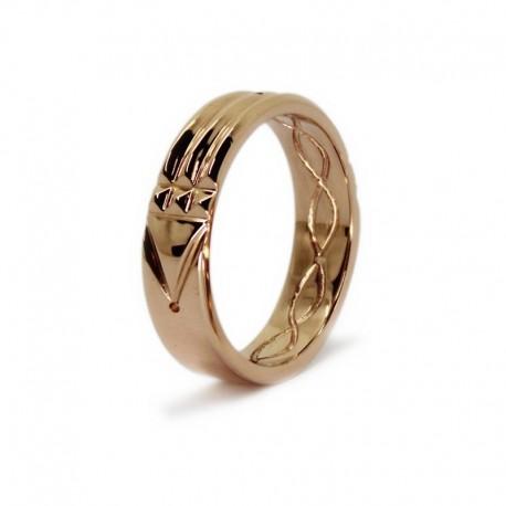 Atlantis Ring in Rose Gold