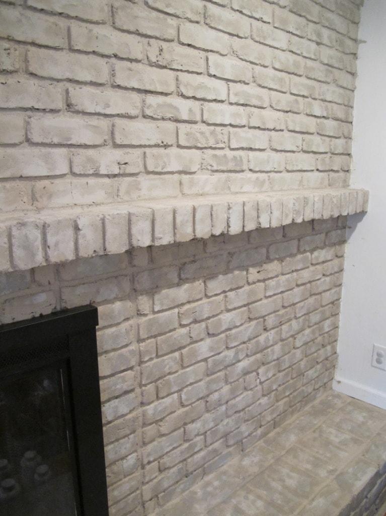 TUTORIAL: How to Paint an Old Brick Fireplace With Brick Anew