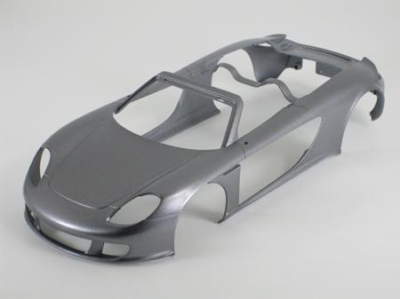 model car body after second mist coat