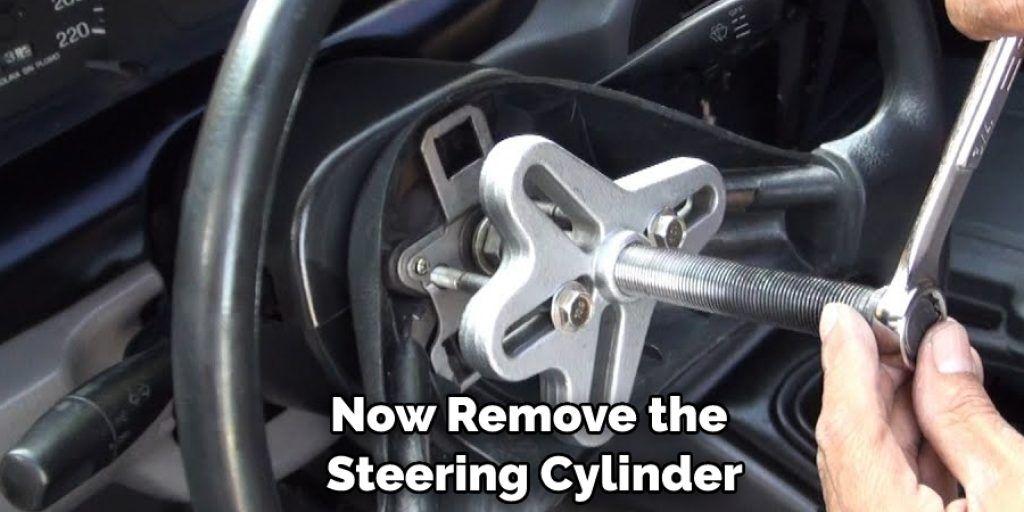 Now Remove the Steering Cylinder